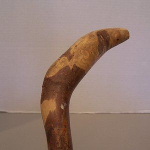 MOUNTAIN WOOD CARVERS HAND CARVED WALKING STICK #3457